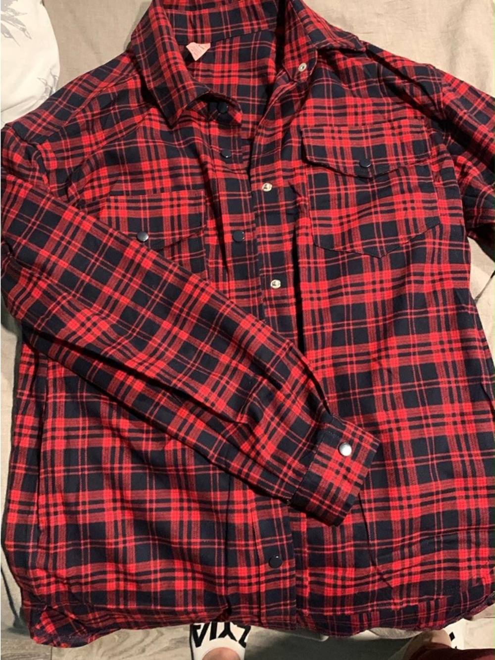 Red lumberJill flannel shirt